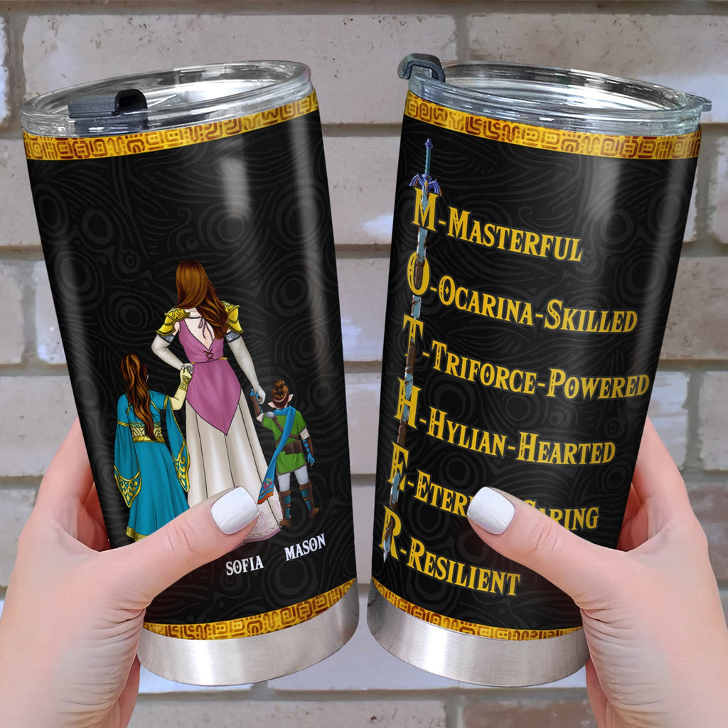 Personalized Zelda Mom Stainless Steel Tumbler Gift for Mother's Day
