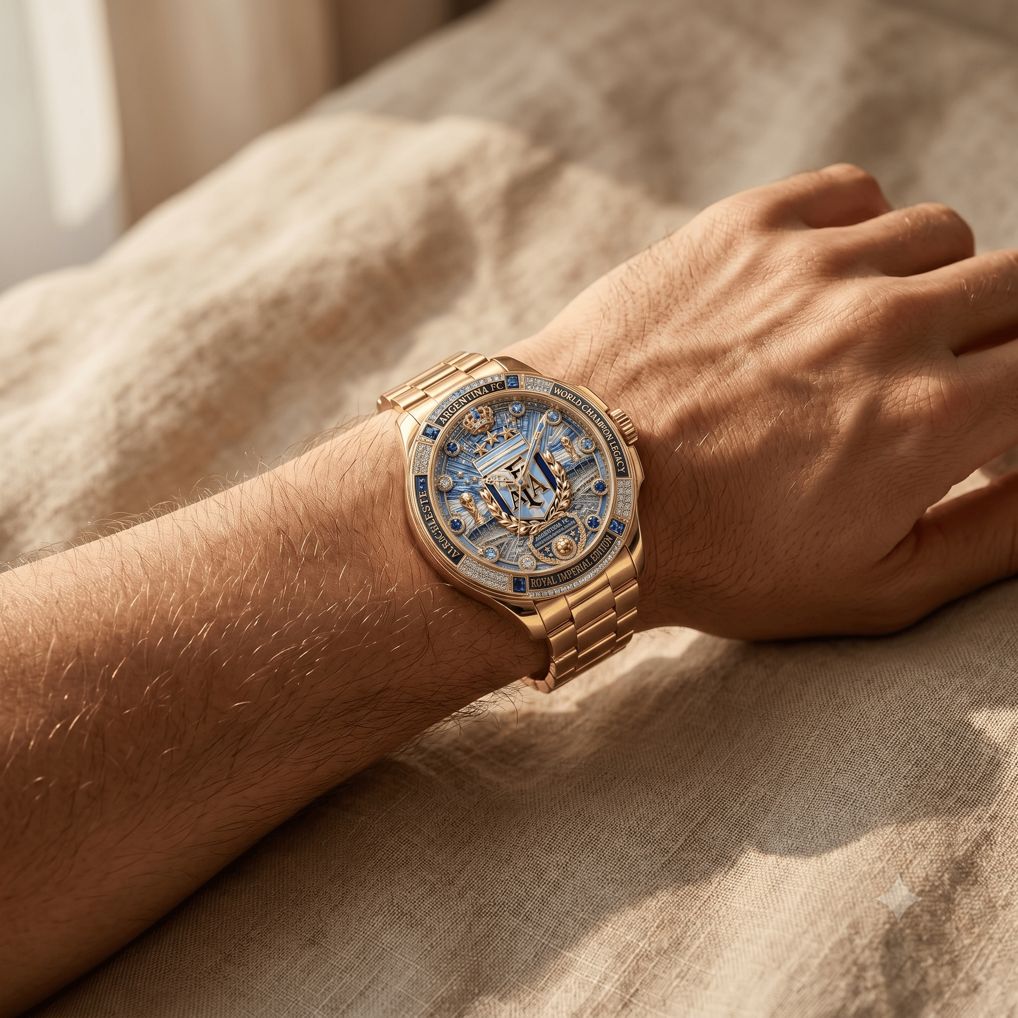 Argentina Soccer Championship Watch Gift for Sports Lovers - Customizable