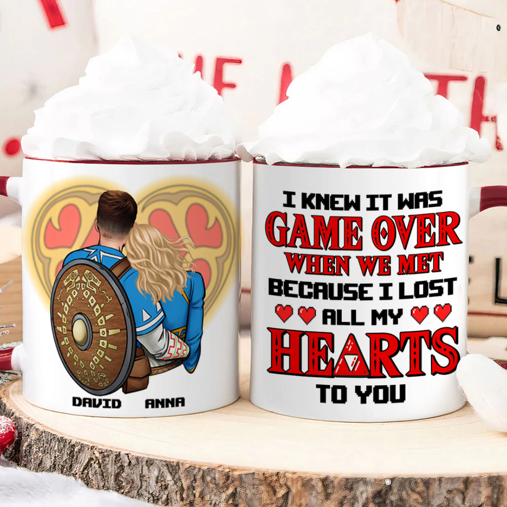 Personalized Gaming Quote Accent Mug Gift for Couples