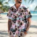 Personalized Hawaiian Shirt Custom Cat Photo Gift for Cat Lovers HN590 - AOP Hawai Shirt GradoCreations