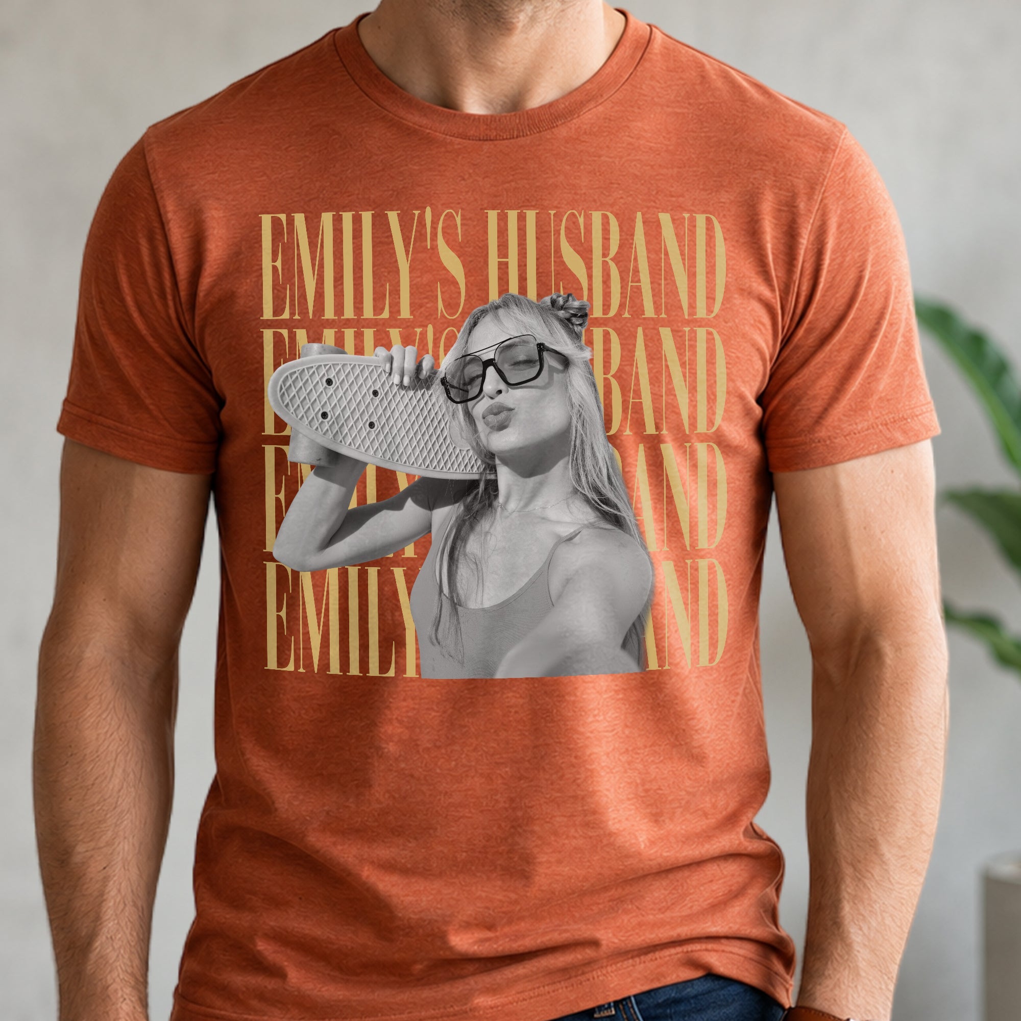 Personalized Vintage Photo Comfort Shirt Gift for Husband/Wife Comfort Shirt GradoCreations