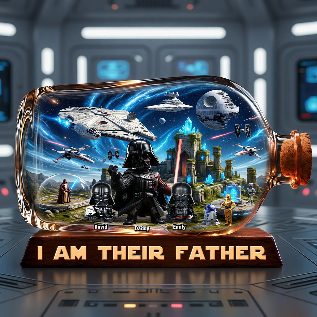 Personalized Acrylic Plaque I Am Their Father Gift for Dad Acrylic Plaque GradoCreations