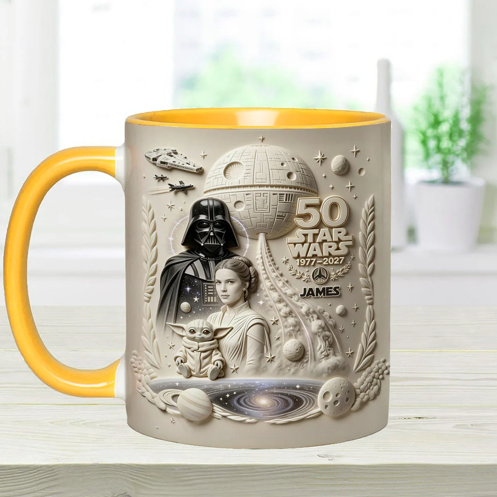 Personalized Star Wars 50th Anniversary Mug for Movie Fans Mug GradoCreations