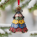 Personalized Weightlifting Christmas Ornament Gym Gift for Fitness Enthusiast Ornament GradoCreations