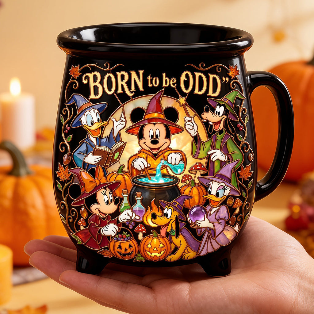 Personalized Cauldron Coffee Mug Custom Name Halloween Gift for Her Cauldron Coffee Mug GradoCreations