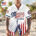 Personalized USA 250th Anniversary Hawaiian Shirt Custom Name Gift for 4th of July HN590 - AOP Hawai Shirt GradoCreations