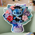 Custom Graduation Flower Bouquet Pillow Personalized Gift for 2026 Grad