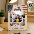 Custom Photo Building Blocks Patriotic Family Gift 250th Anniversary HN590 - Building Blocks GradoCreations