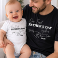 Personalized Matching Father & Child T-Shirt Set Gift HN590 - Tshirt GradoCreations