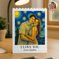 Custom Photo Building Block Art Unique Anniversary Gift for Couple HN590 - Building Blocks GradoCreations