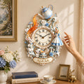 Personalized Magical Wonderland Wall Clock Custom Name Gift for Family Wall Hanging Clock GradoCreations