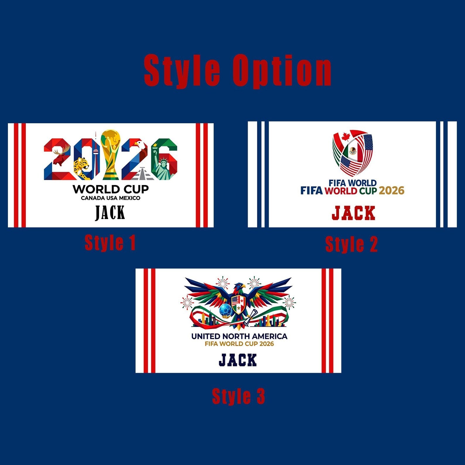 Personalized Soccer Beach Towel 2026 World Cup Gift for Fans