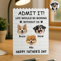 Personalized Photo Building Blocks Unique Gift for Dog/Cat Lovers HN590 - Building Blocks GradoCreations