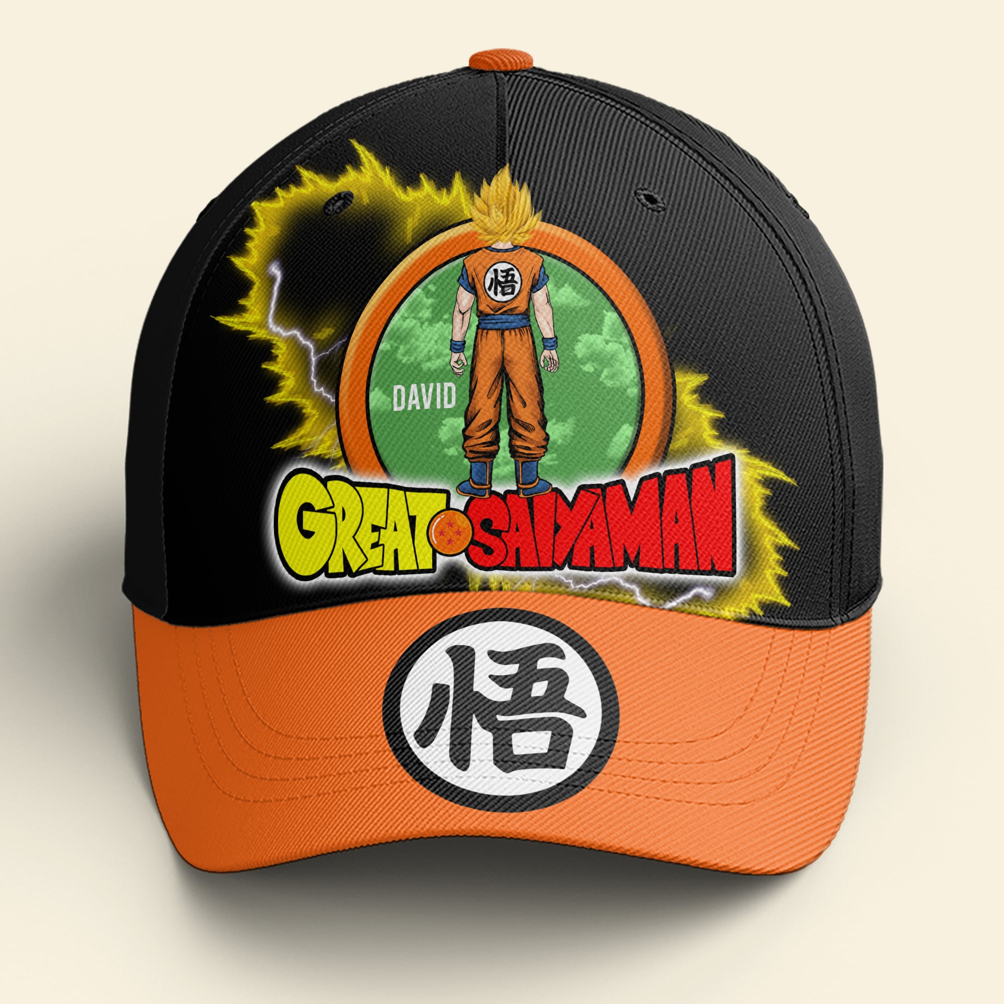 Personalized Great Saiyanman Classic Cap Custom Name Gift for Dad