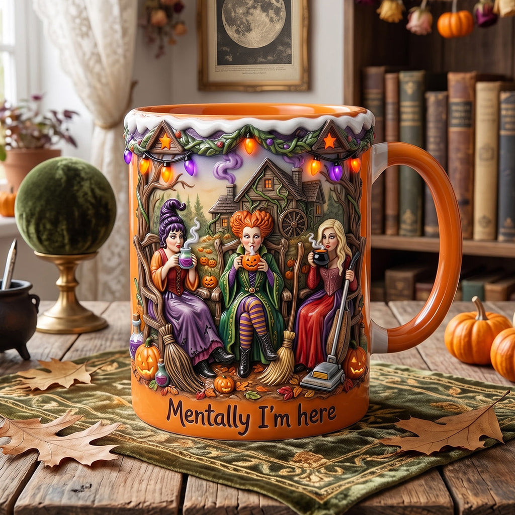 Funny Personalized Witch Coffee Mug Spooky Season Gift for Her Mug GradoCreations