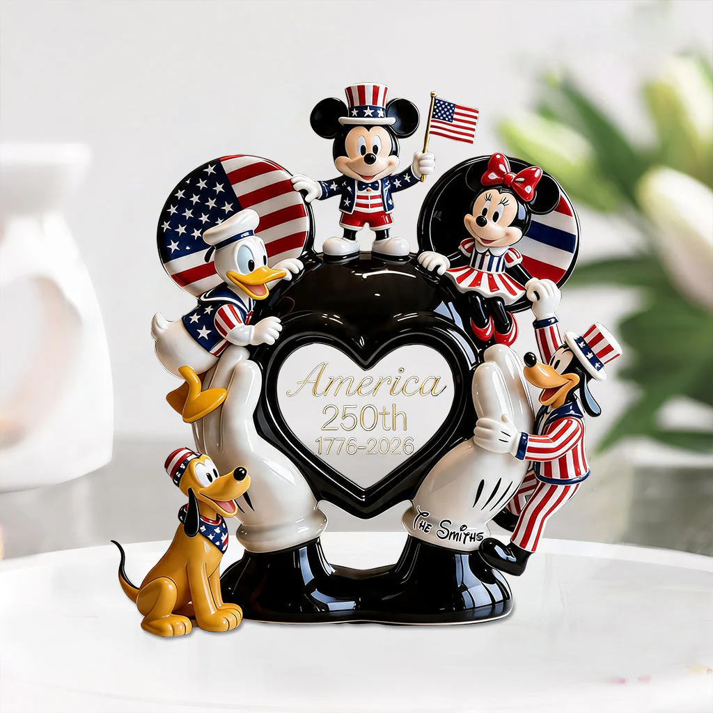 Personalized Acrylic Plaque 250 Years America Family Gift
