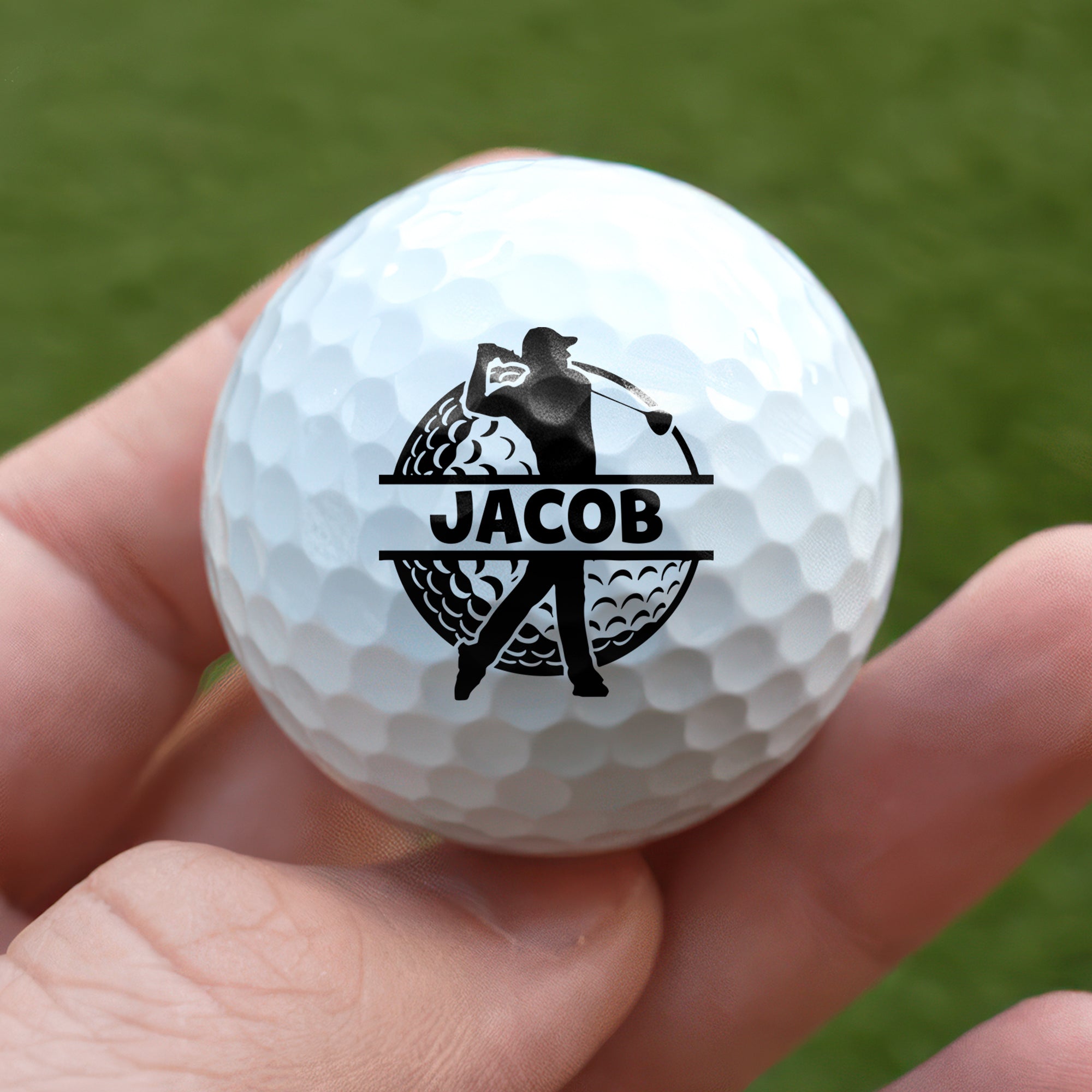 Personalized Golf Ball Custom Gift for Dad Husband Funny HN590 - Golf Ball GradoCreations