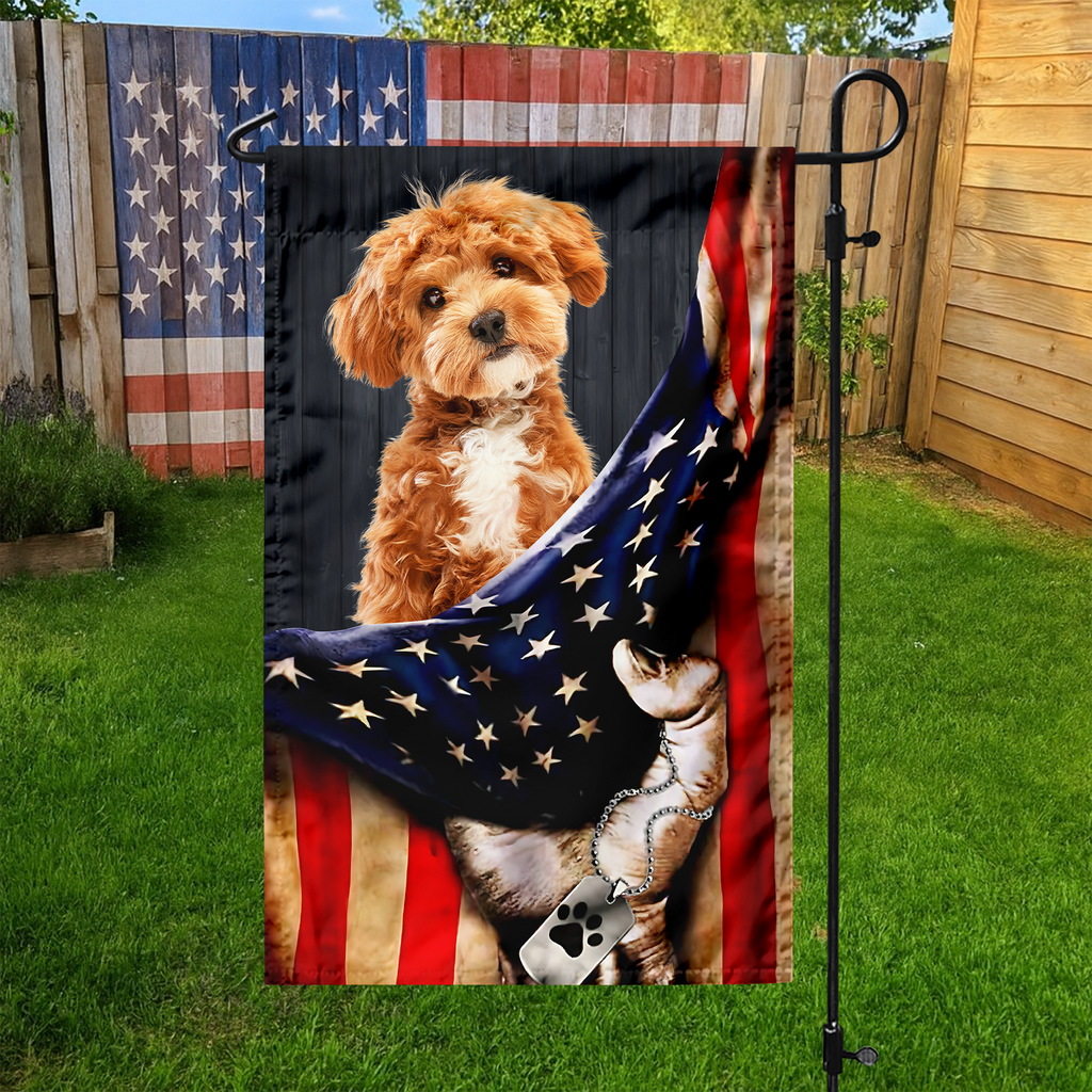 Personalized Dog Photo Garden Flag Custom Gift for Dog Lovers HN590 - Garden Flag GradoCreations