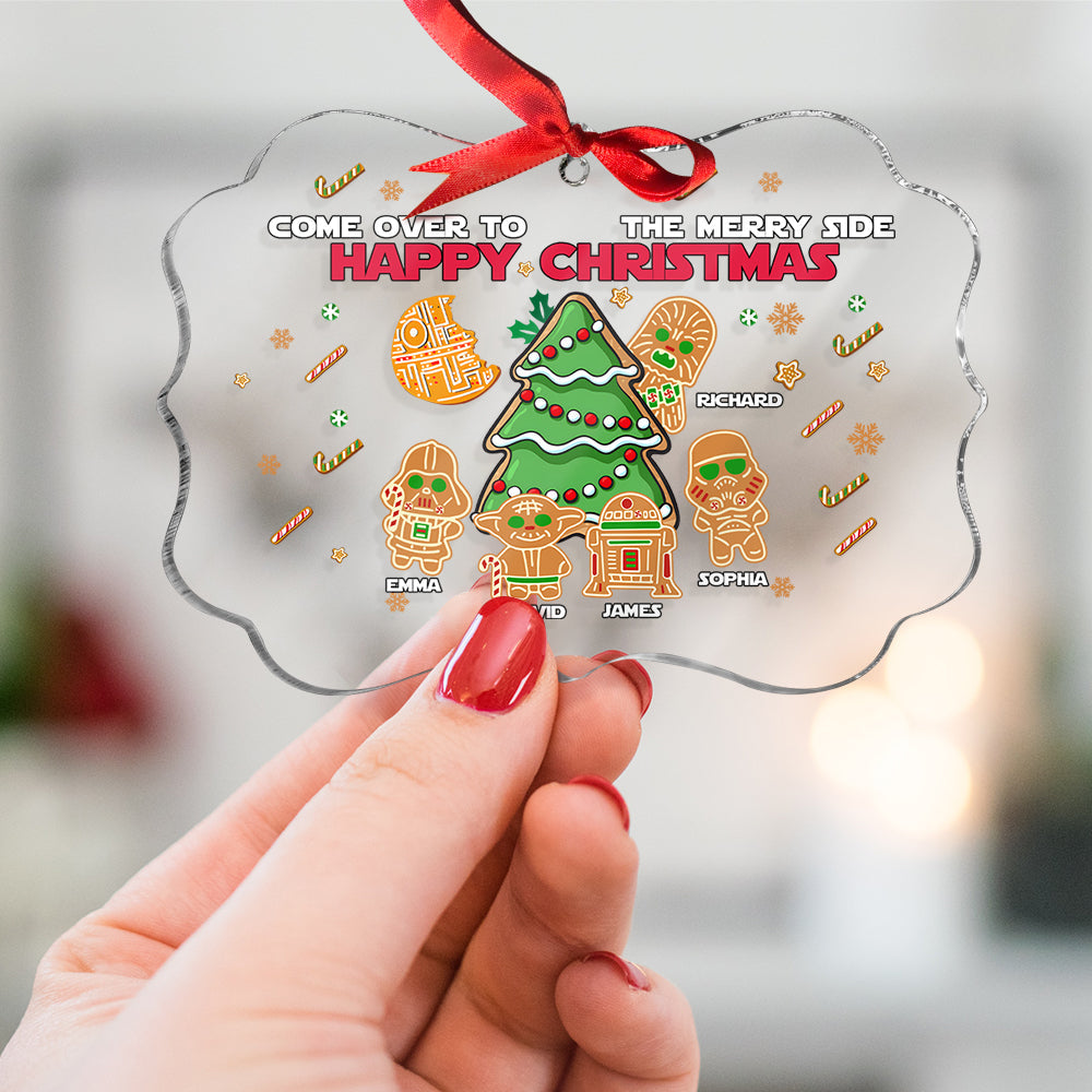 Personalized Acrylic Christmas Ornament for Friends & Family Gift