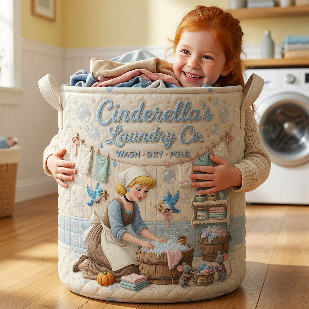 Personalized Quilted Laundry Basket for Kids & Family Gift | Movie Fans Quilted Laundry Basket GradoCreations