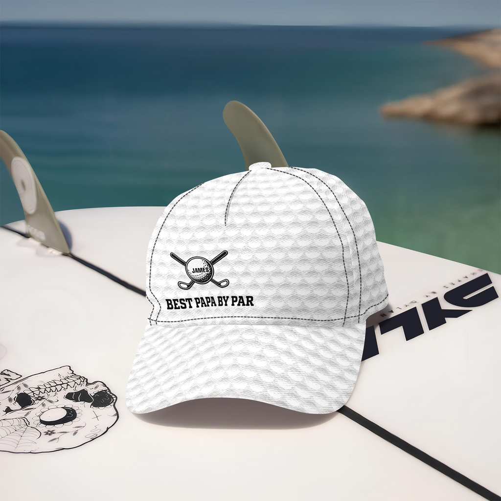Personalized Classic Golf Cap for Dad Custom Name Gift HN590 - AOP Cap GradoCreations