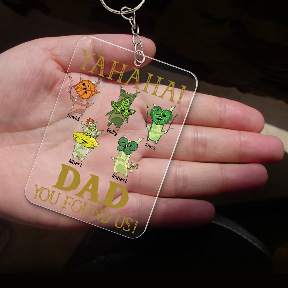 Personalized Zelda Yahaha Acrylic Keychain Gift for Dad