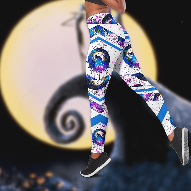 Personalized Purple Spooky Boogie Man Hoodie & Leggings Set for Halloween