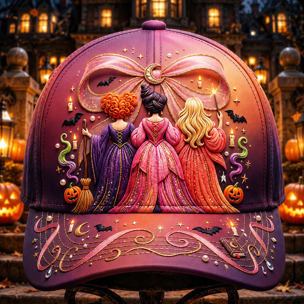 Personalized Halloween Witch Cap Unique Gift for Her Classic Cap GradoCreations