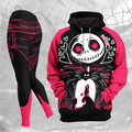 Personalized Spooky Couple Hoodie and Leggings Set | Halloween & Christmas Gift for Her