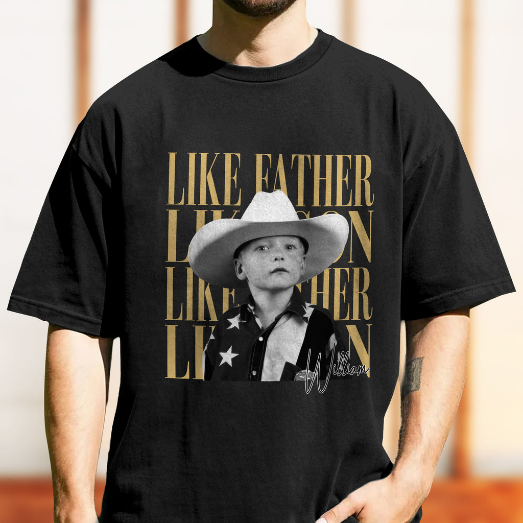 Custom Photo Comfort Shirt Gift for Father & Daughter Comfort Shirt GradoCreations