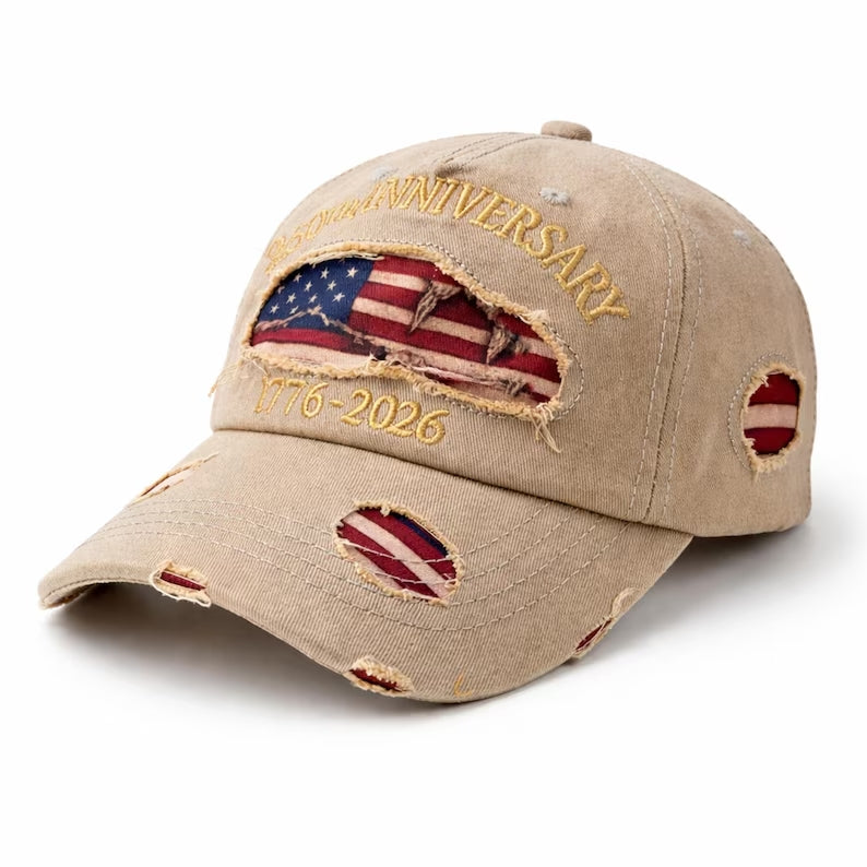 Personalized Independence Day Hat American Flag Cap Gift HN590 - Embroidery Hat Josh GradoCreations
