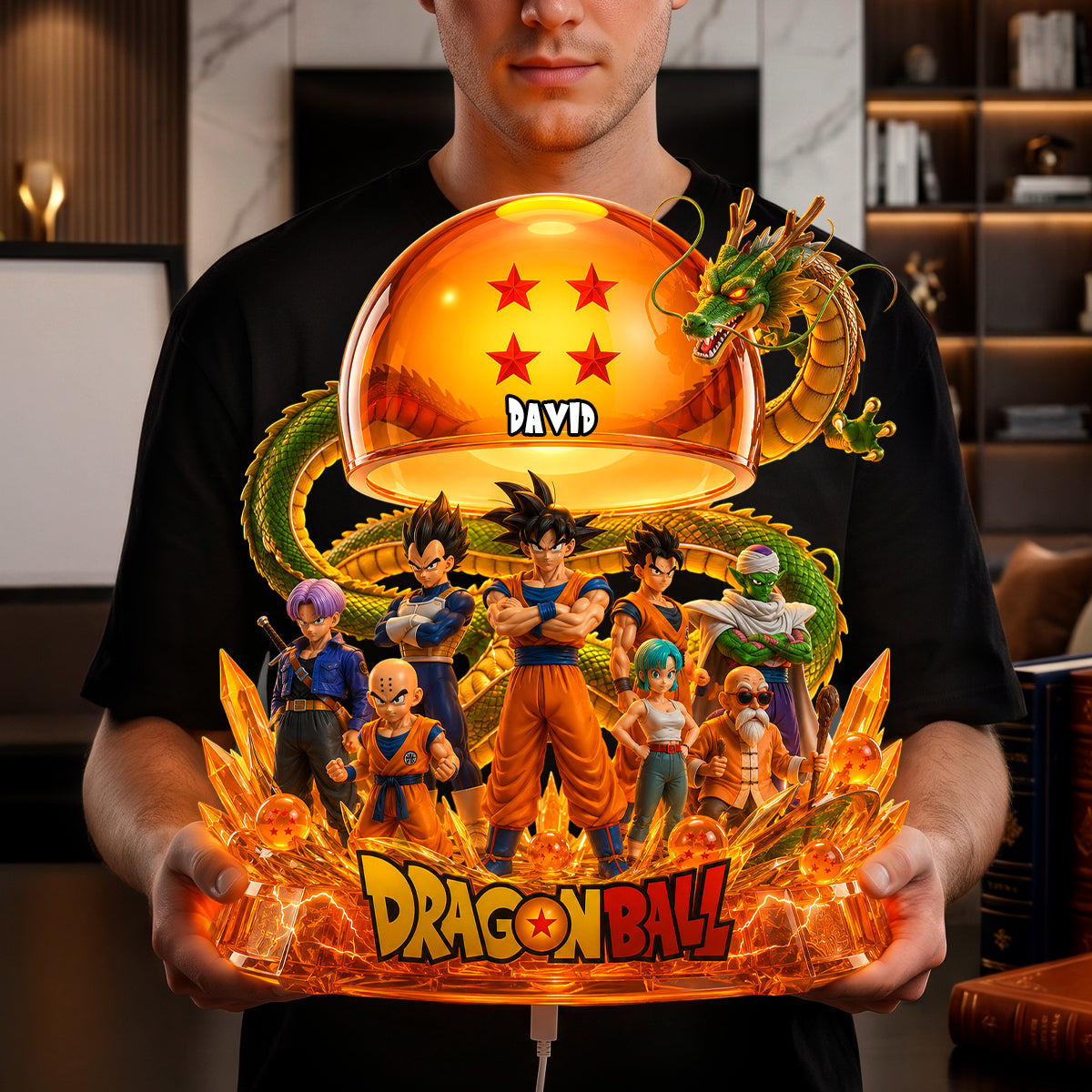 Personalized Acrylic Light Box Dragon Ball Gift for Movie Fans