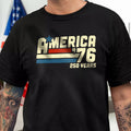 Patriotic 250 Years Vintage T-Shirt Custom Name Gift HN590 - Tshirt GradoCreations