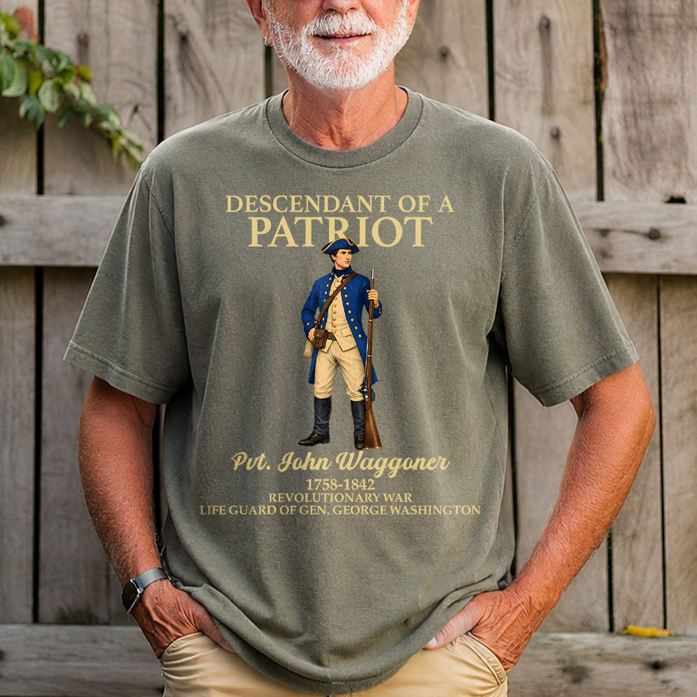 Personalized Comfort Shirt Custom Name Patriots Gift for Dad Comfort Shirt GradoCreations