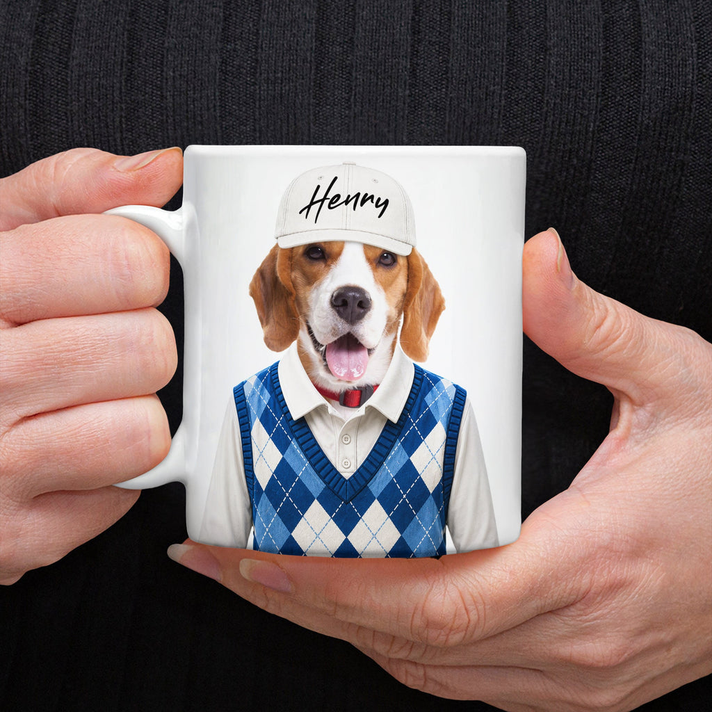 Personalized White Mug Custom Photo Gift for Dog Cat Lovers HN590 - mug GradoCreations