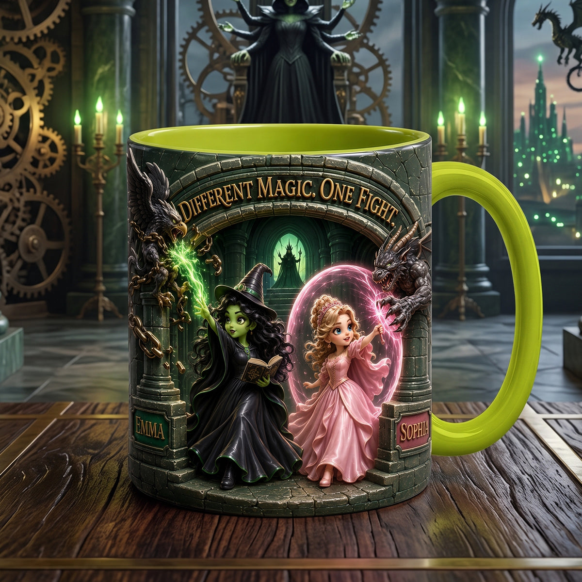 Personalized Witch Themed Coffee Mug Custom Name Gift for Friends Mug GradoCreations