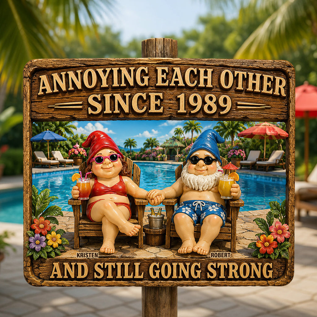 Personalized Metal Sign Annoying Each Other Gift for Couples
