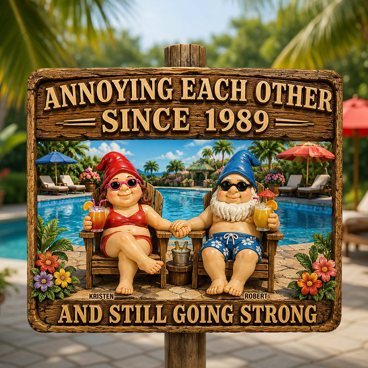 Personalized Metal Sign Annoying Each Other Gift for Couples
