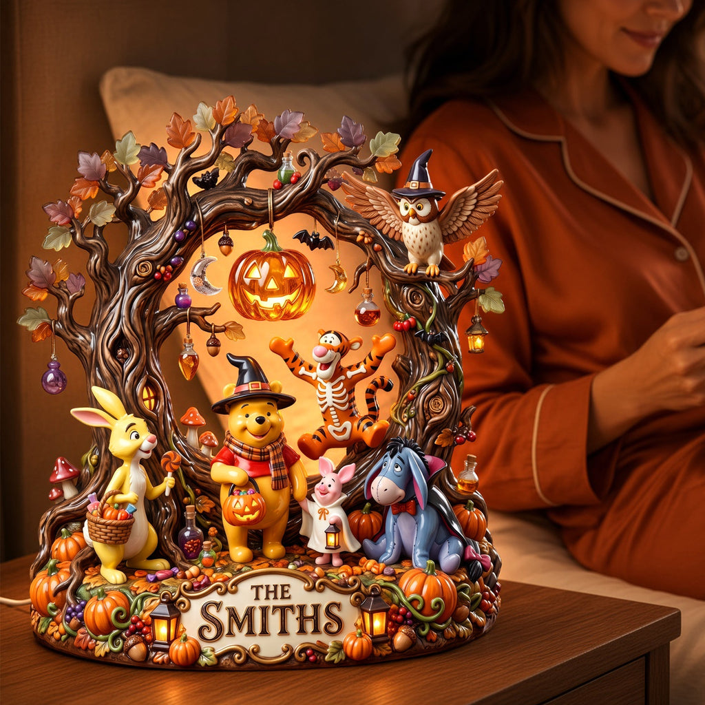 Personalized Halloween Acrylic Light Box Gift for Family Acrylic Light Box GradoCreations
