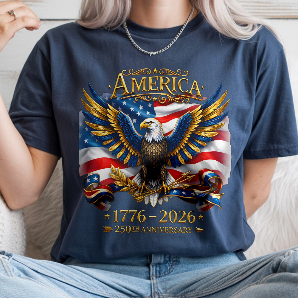 Personalized Comfort Shirt 250th Anniversary America Gift Comfort Shirt GradoCreations