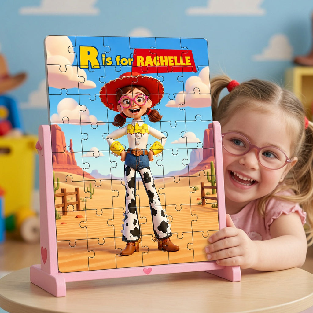 Personalized Custom Photo Puzzle Gift for Kids - 5 Sizes Available