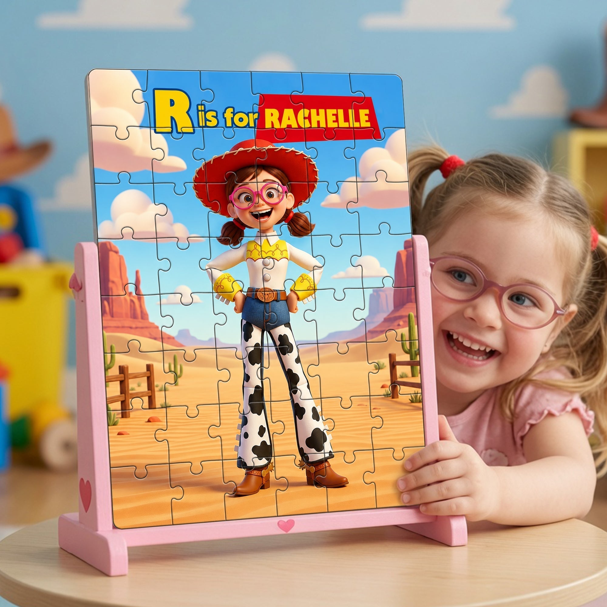 Personalized Custom Photo Puzzle Gift for Kids - 5 Sizes Available