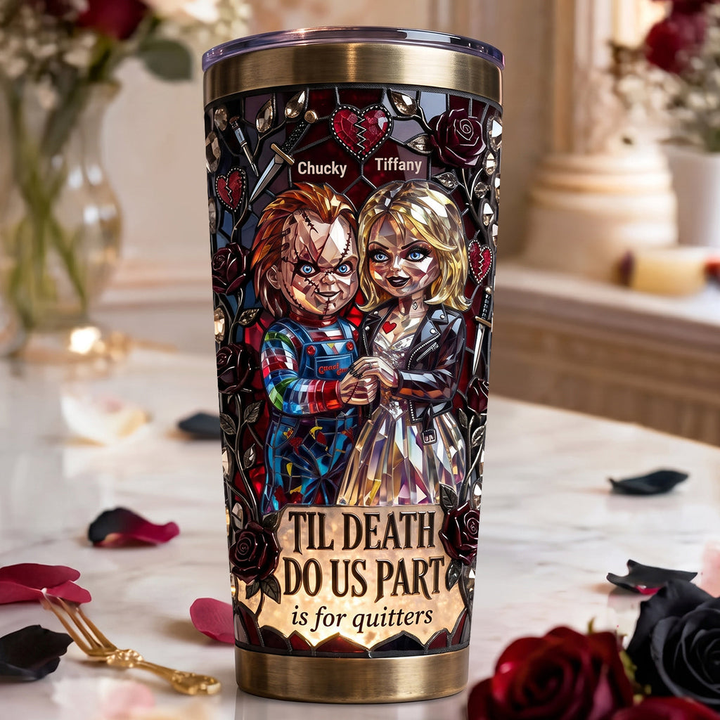 Personalized Horror Movie Tumbler Unique Gift for Couples Tumbler GradoCreations