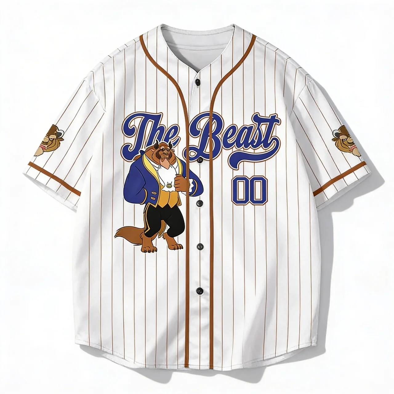 Personalized Baseball Jersey Belle and Beast Gift for Couples Baseball Jersey GradoCreations