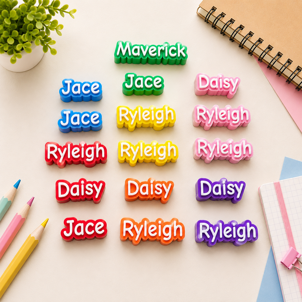 Personalized Pencil Toppers Custom Name Back to School Gift HN590 - Pencil Topper BCF fix GradoCreations