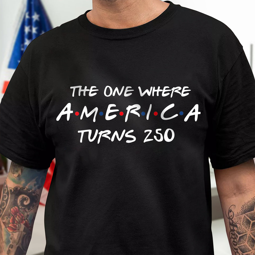 Happy 250th Birthday America T-Shirt Customizable Gift Gearment Shirt GradoCreations