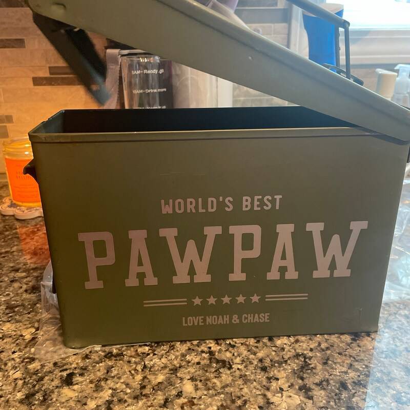 Personalized Military-Style Ammo Box Gift for Dad's Day HN590 - Ammo Box BCF fix GradoCreations
