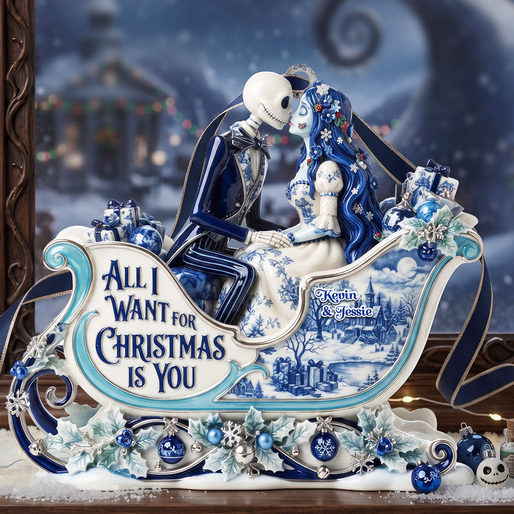 Personalized Acrylic Christmas Ornament for Couple - Unique Gift Idea Ornament GradoCreations