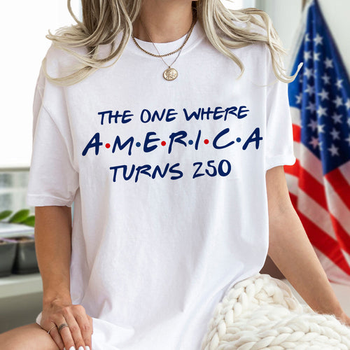 Personalized 4th of July Shirt Commemorating America's 250th Anniversary Gift Gearment Shirt GradoCreations