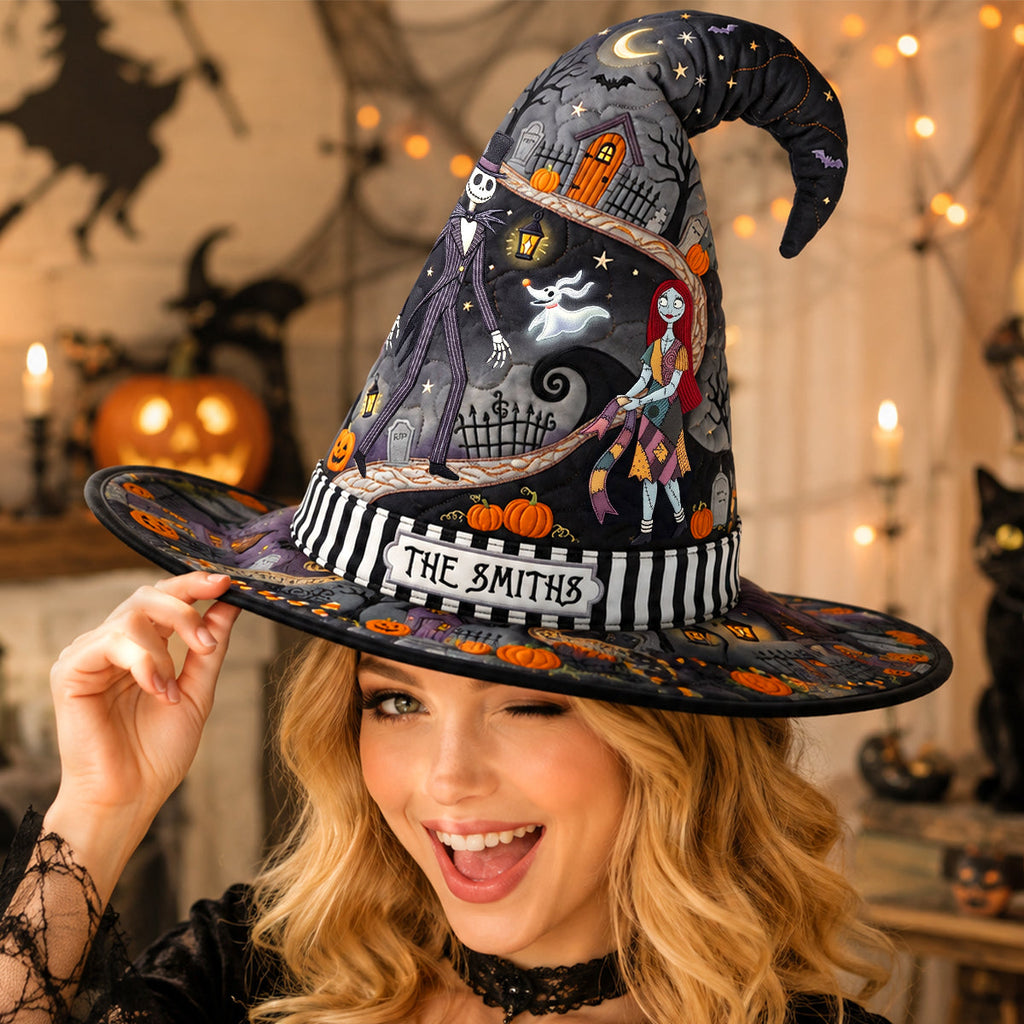 Personalized Quilted Witch Hat Halloween Costume Accessory Quilt Witch Hat GradoCreations